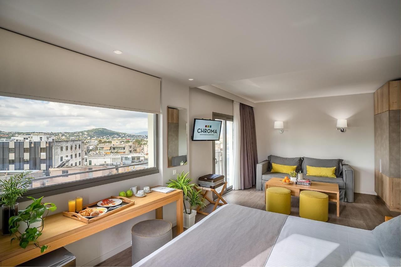 Chroma Fashion Rooms & Apartments Athen Eksteriør bilde