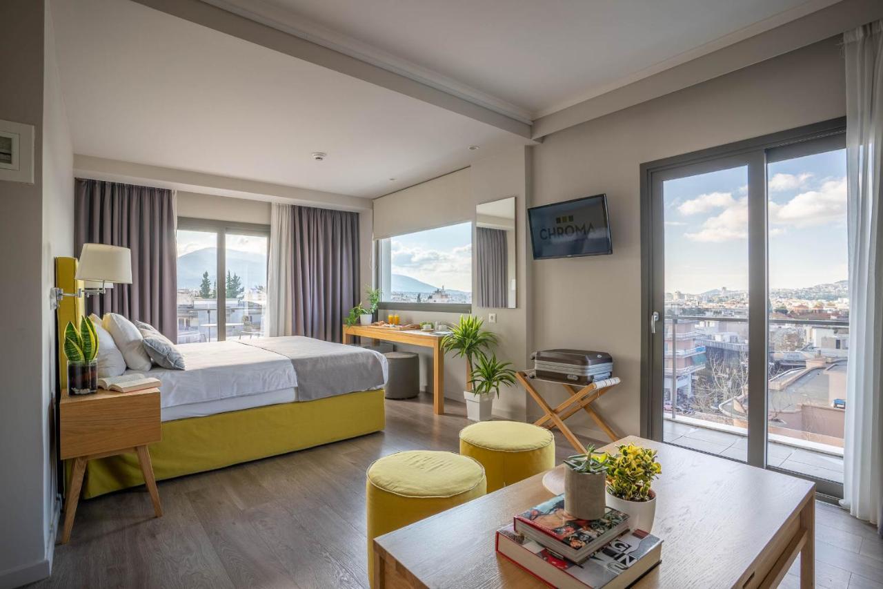 Chroma Fashion Rooms & Apartments Athen Eksteriør bilde