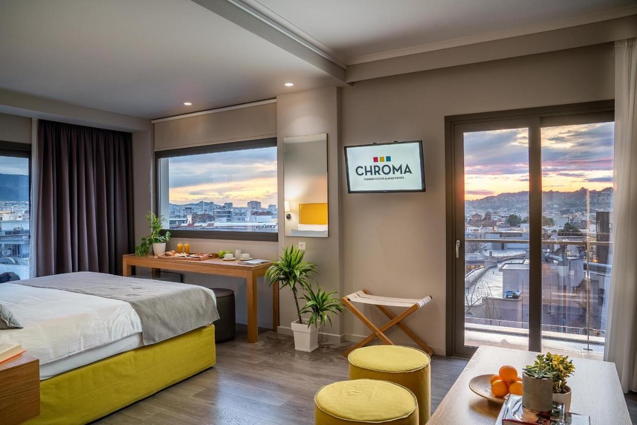 Chroma Fashion Rooms & Apartments Athen Eksteriør bilde