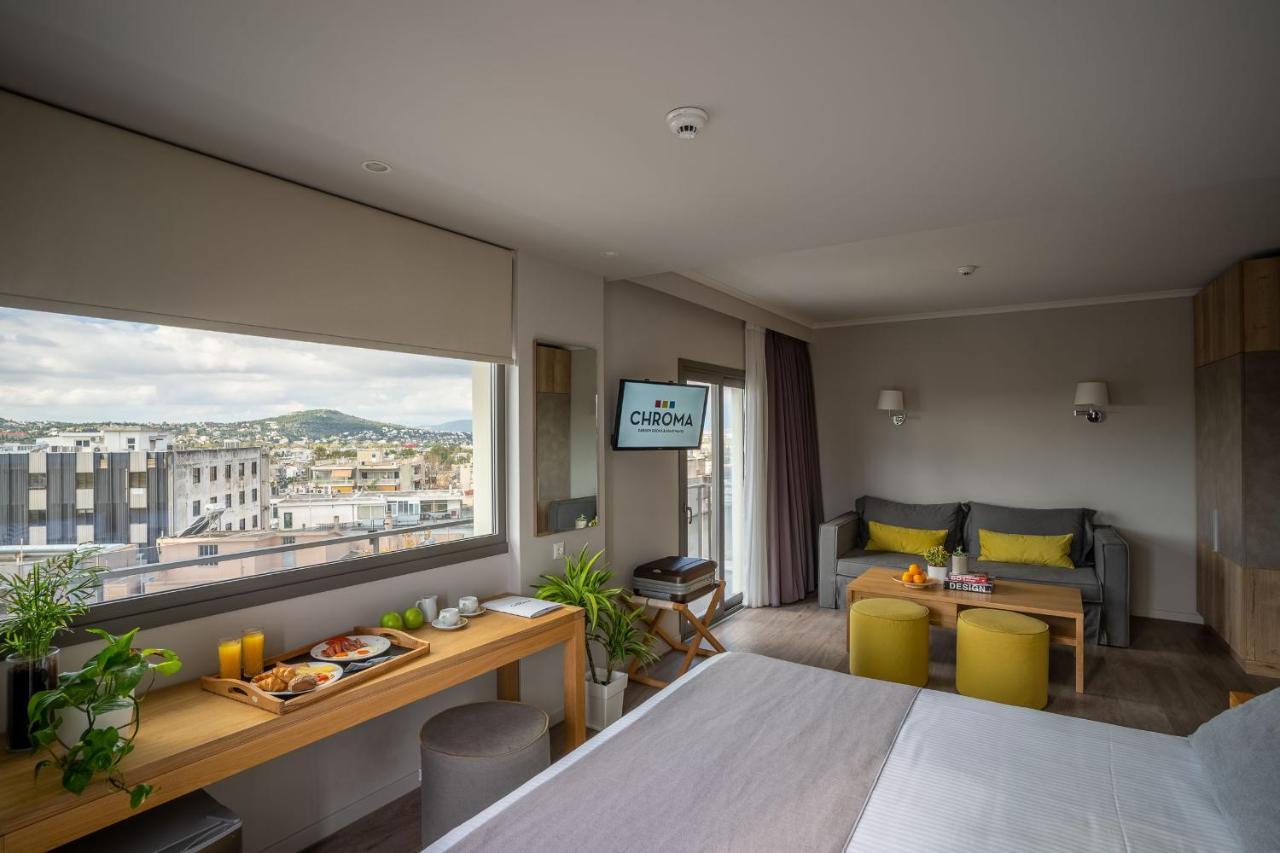 Chroma Fashion Rooms & Apartments Athen Eksteriør bilde